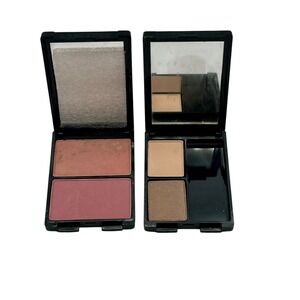 Lancome Full‎ Face Makeup Set. 2 Color Blush Set-2 Color Eye Shadow Travel Size